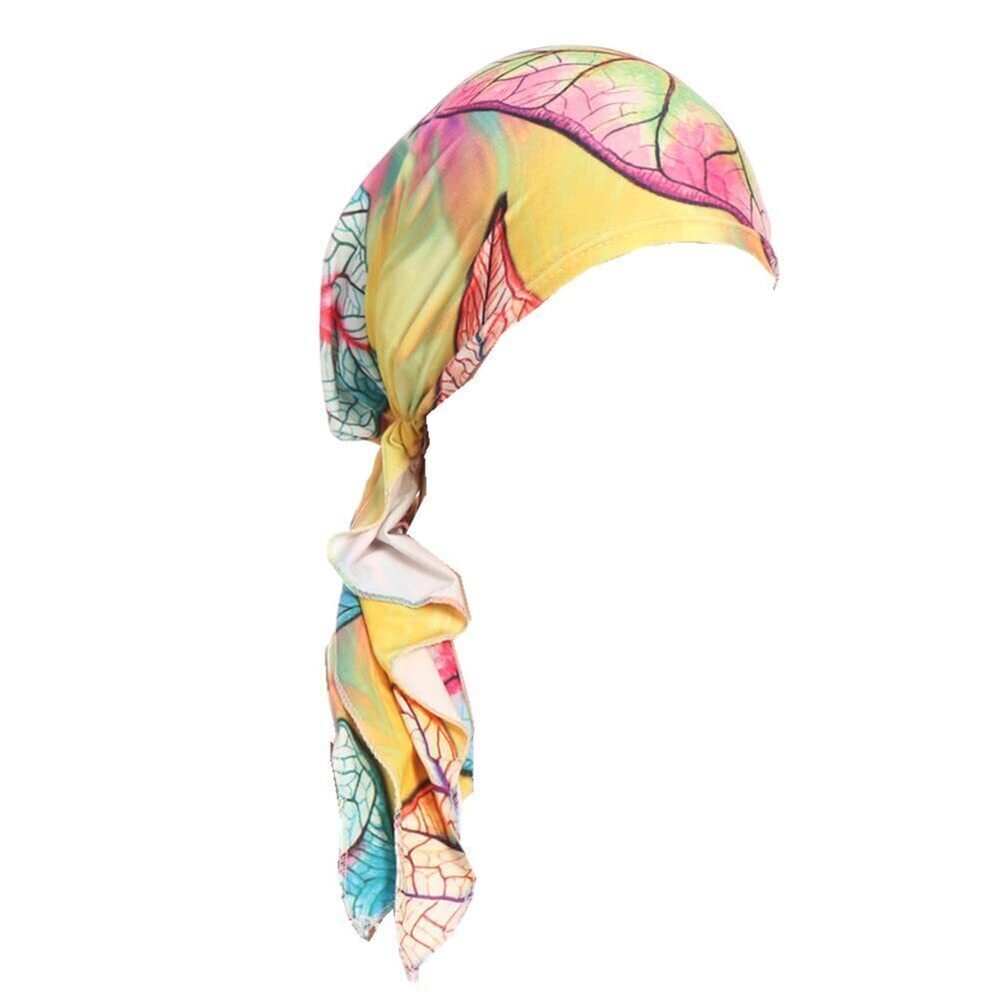 1339 Pre-Tied Bandana Turban Hat Chemo Cancer Headscarf Headwraps Headwear